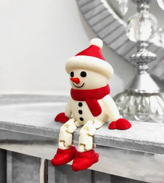 Articulated Christmas Snowman (6 Pcs)